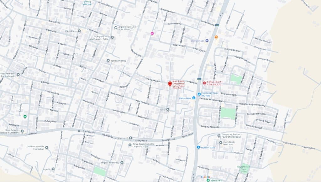 Image of company office location on map